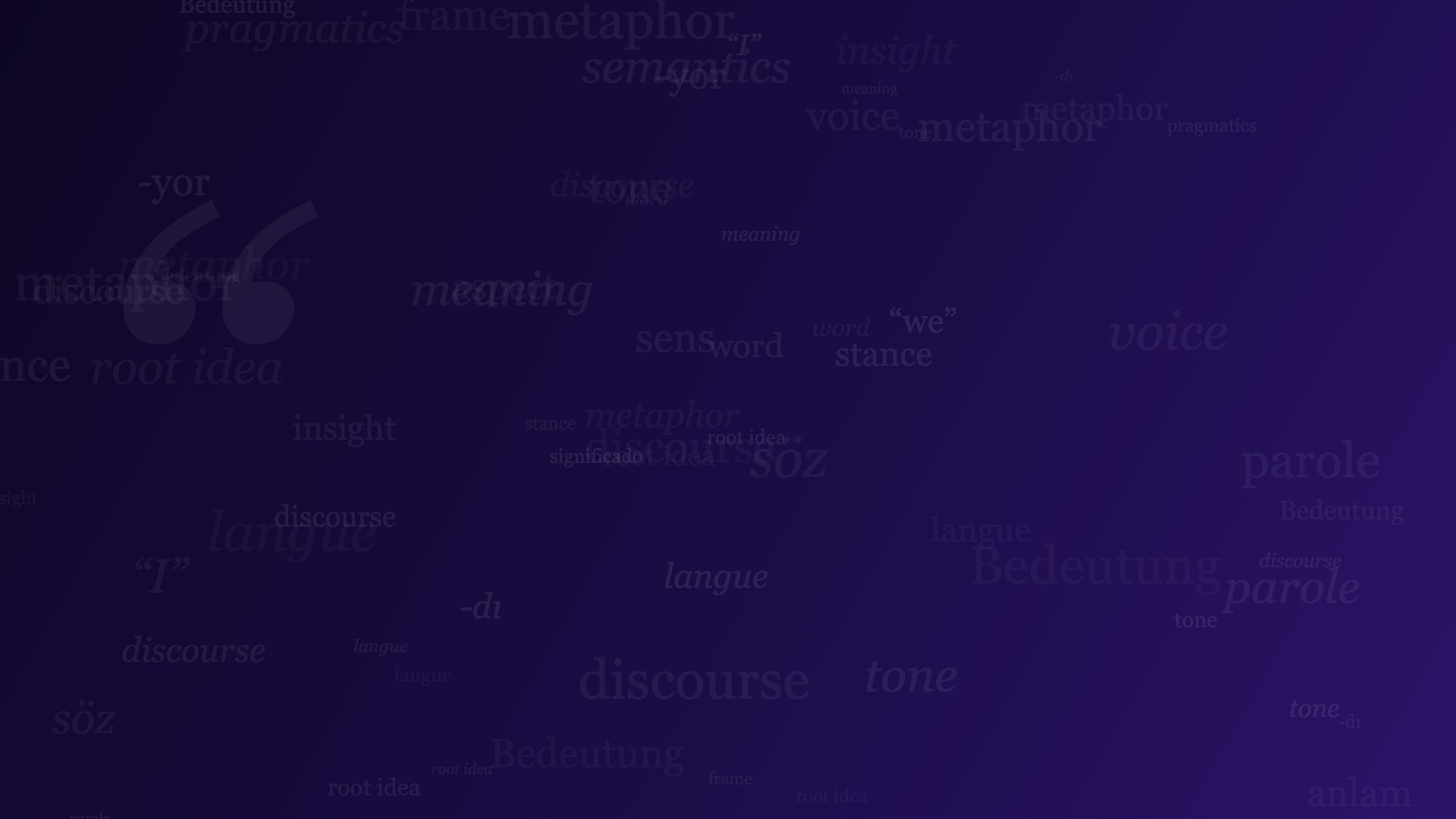 Lingua Research: linguistics-based market research