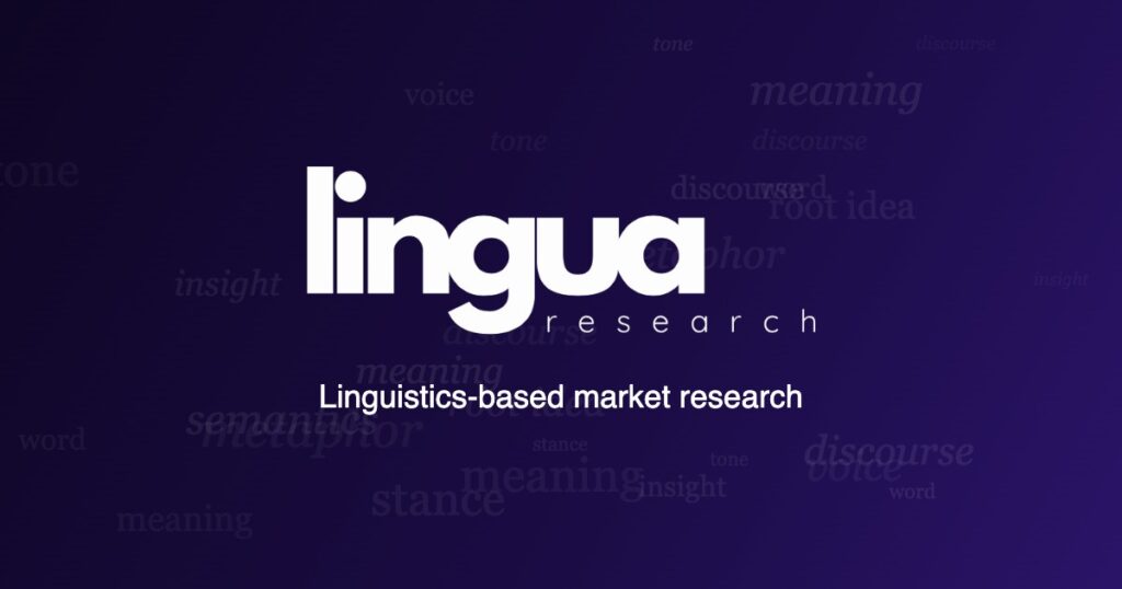 Lingua Research – linguistics-based market research